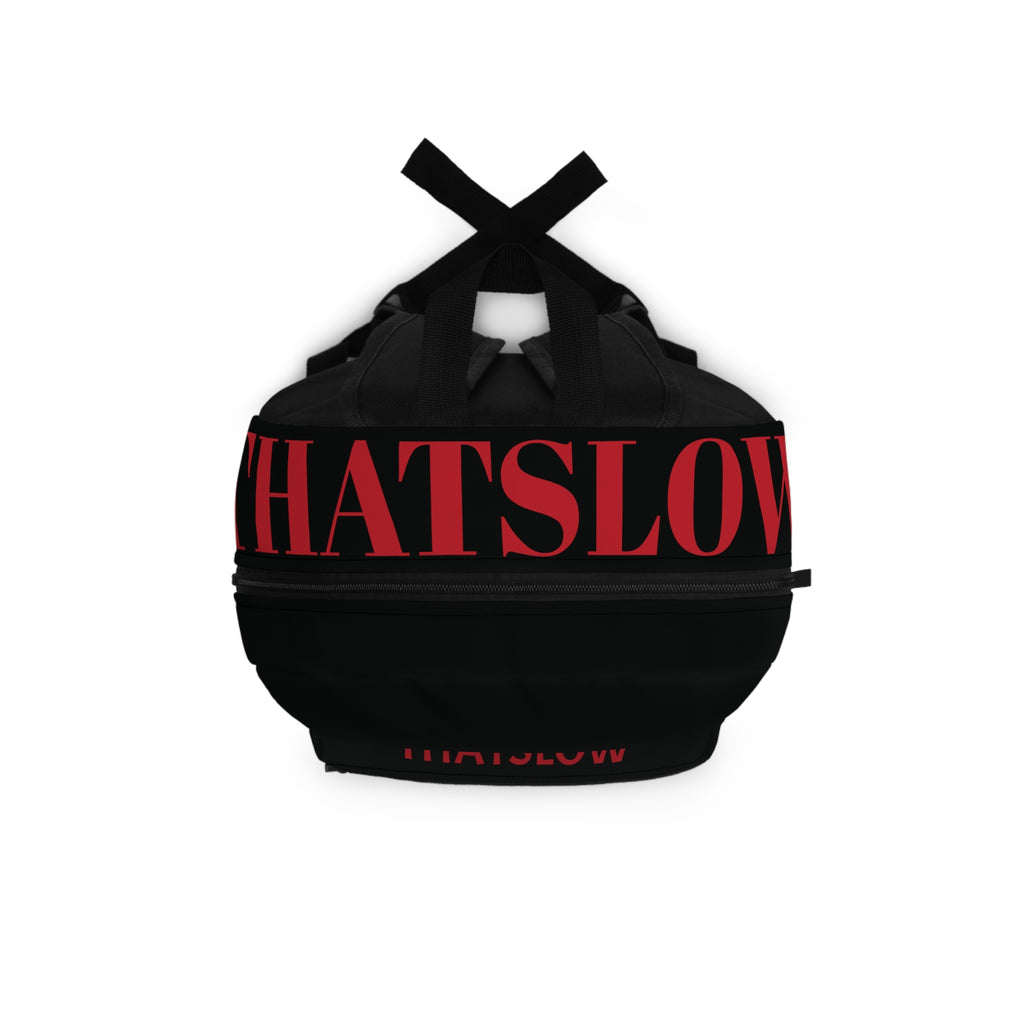 Thatslow Red Classic Car Backpack – Racing Badge School & Travel Bag