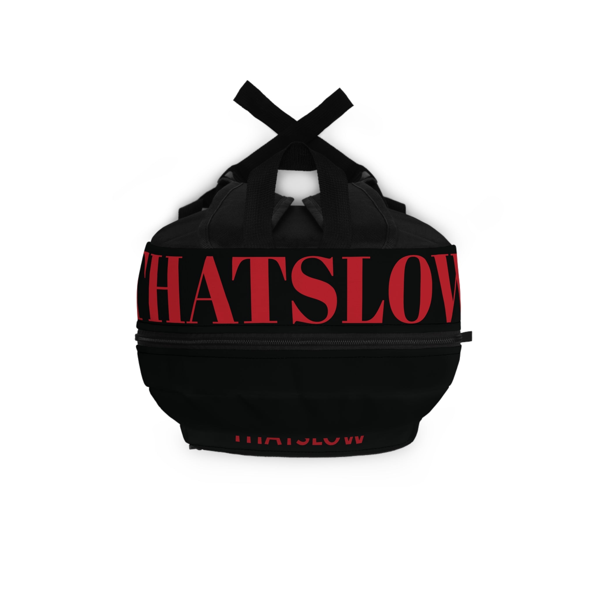 Thatslow Red Classic Car Backpack – Racing Badge School & Travel Bag